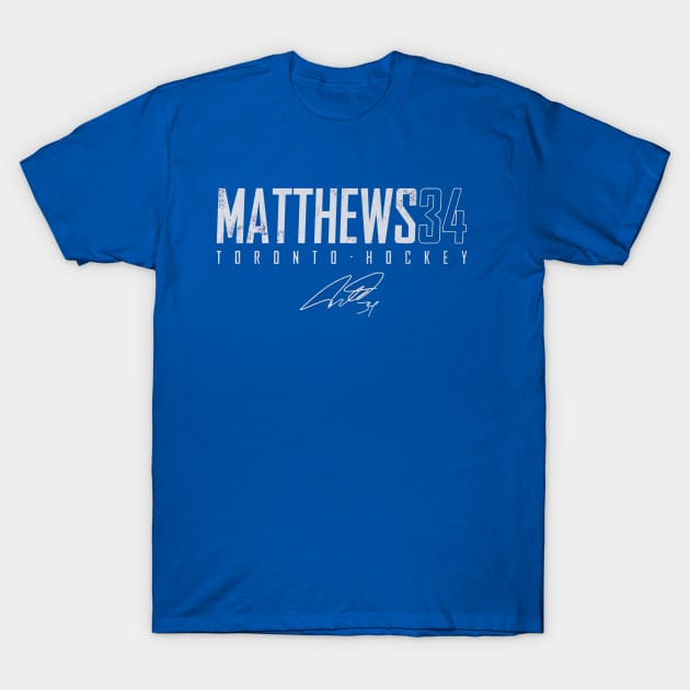 Auston Matthews Toronto Elite T-Shirt by TodosRigatSot
